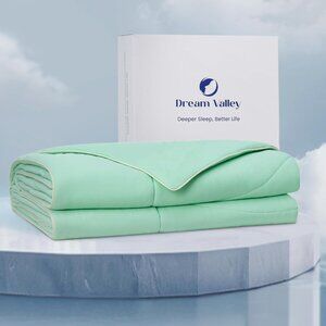 Dream Valley® Outlast® Cooling Comforter  90X90 Mint Macaron  NIB   MSRP $179